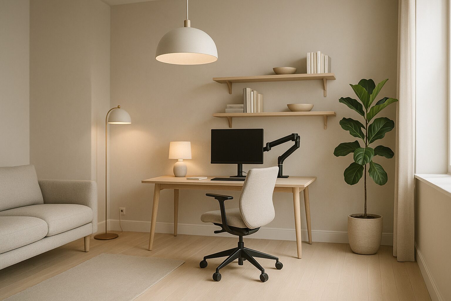 北欧スタイルの配置例（workspace）