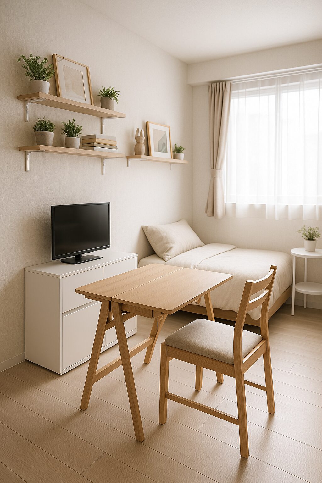 賃貸狭小の寸法・細部（dual_table）