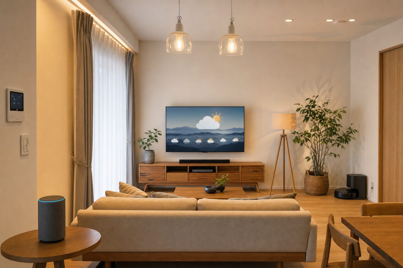 スマートホーム参考イメージ：IoT家電と暮らし