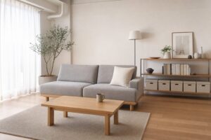 片付け・断捨離後の参考イメージ：ミニマル空間