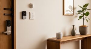 防犯・セキュリティ：smart doorbell・smart lock・motion sensor・HomePod系speaker